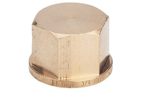 Заглушка бронзовая ВР   3/8" (Viega)